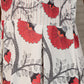 White and orange Kalamkari printed dress with elegant pintuck detailing