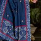 Midnight Blue Cotton Spaghetti Kurta with Adjustable Straps