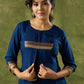 Flowy Navy Blue Rayon Kurta - Pant Optional