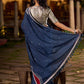 Timeless Grey Saree with Handcrafted Elegance