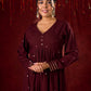 Elegant Rayon Kurta Featuring Handcrafted Mirror Embroidery - Pant and Dupatta optional
