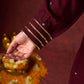 Elegant Rayon Kurta Featuring Handcrafted Mirror Embroidery - Pant and Dupatta optional