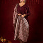 Elegant Rayon Kurta Featuring Handcrafted Mirror Embroidery - Pant and Dupatta optional