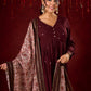 Elegant Rayon Kurta Featuring Handcrafted Mirror Embroidery - Pant and Dupatta optional