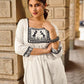 Timeless Off-White Cotton Kurta Featuring Hand Painted Warli Folk Art Yoke & Cuff Band