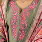 Exclusive chanderi kurta with intricate applique work Pant optional