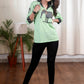 Delicate Elephant Gond Painting Cotton Top