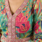 Embroidered flared printed kurta with beautiful detailing Pant optional