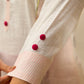 Structured White Cotton Kurta with Pink & White Kantha Embroidered Panels & Contrast Pink Buttons