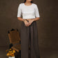 Trendy Striped Ajrakh Palazzo Pant