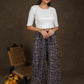 Smart Casual Animal Print Palazzo Pant