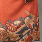 Saffron Kalamkari Printed Dress