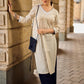 Pristine Off-White Cotton Flex Straight Kurta Featuring Subtle Monochrome Embroidery on Neckline & Sleeve Cuffs