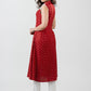 Elegant Red Bandhani Rayon Printed Kurta With Stone Highlights - Pant Optional