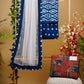 Smart Cotton Indigo Suit Set with Stylish Net Dupatta