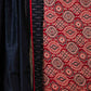 Elegant Cotton Maroon Mughal Print Ajrakh Suit Set with Ikat bottom and Chanderi Dupatta