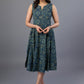 Exclusive Cotton Ajrakh Sleeveless Dress