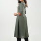 Casual Grey Cotton Ajrakh Combination Kurta - Pant Optional