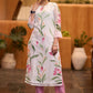 Flowy Printed Organza kurta Pant optional
