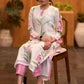Flowy Printed Organza kurta Pant optional