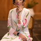 Flowy Printed Organza kurta Pant optional