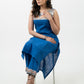 Smart Blue Cotton Madhubani Hand Painted Kurta - Pant Optional
