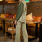 Stylish Straight fit pant in a light shade of green  - Shirt Optional
