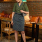 Straight fit ajrakh skirt - Shirt Optional