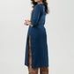 Exclusive Navy Blue Cotton Kalamkari Kurta - Palazzo Optional