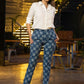Trendy Indigo Narrow Fit Pant White Cotton Shirt Optional
