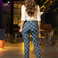 Trendy Indigo Narrow Fit Pant White Cotton Shirt Optional