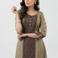 Elegant Cotton Ajrakh Combination Kurta - Pant Optional
