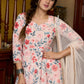 Flared Hakoba printed cotton kurta and matching pants - Dupatta Optional