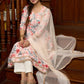 Flared Hakoba printed cotton kurta and matching pants - Dupatta Optional