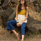 Navy Blue Cotton Straight pant - Top additional