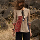 Ajrakh mix & match zig-zag pattern top with front tie-ups  - Pant Optional