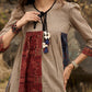Ajrakh mix & match zig-zag pattern top with front tie-ups  - Pant Optional