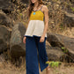 Navy Blue Cotton Straight pant - Top additional