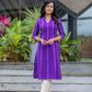 Seher  Cotton Silk Gota Patti Kurta