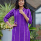 Seher  Cotton Silk Gota Patti Kurta