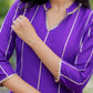 Seher  Cotton Silk Gota Patti Kurta