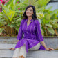 Seher  Cotton Silk Gota Patti Kurta