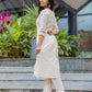 Jashn Cotton Silk Kurta with Delicate Embellishments
