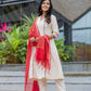 Jashn Cotton Silk Kurta with Delicate Embellishments