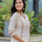 Jashn Cotton Silk Kurta with Delicate Embellishments