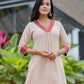 Raunak Cotton Silk Gota Patti Kurta