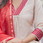 Raunak Cotton Silk Gota Patti Kurta