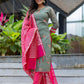Neelkamal Intricate Hand Embroidered Chanderi Kurta