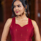 Rangini Cotton Silk Kurta with Delicate Embellishments