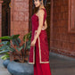 Rangini Cotton Silk Kurta with Delicate Embellishments